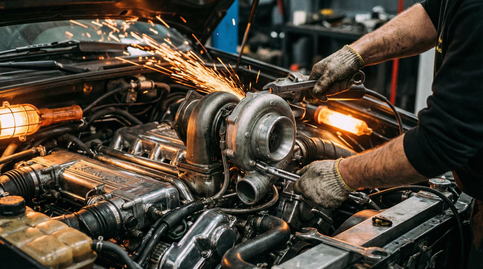 男同网修车视频-涡轮增压改装教程